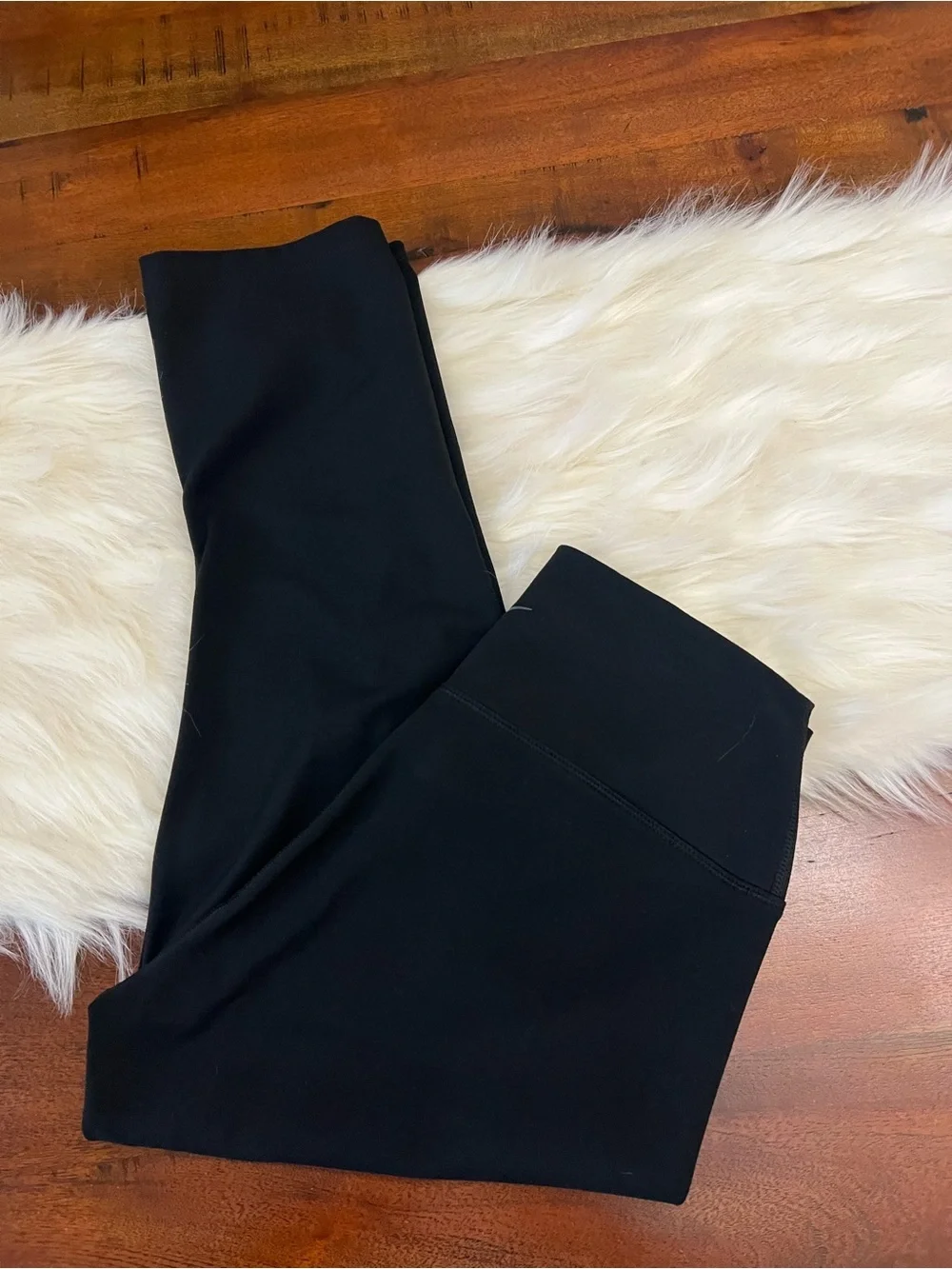 Nike One Dri Fit Crop Leggings Medium Black High Rise Workout Activewear
